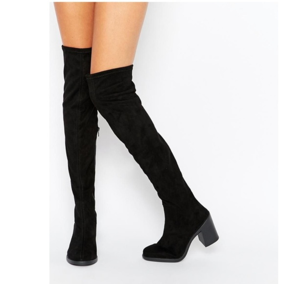 asos Shoes - Asos | Over the Knee Heeled Boots 9
